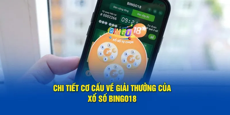 Chi tiết cơ cấu về giải thưởng của xổ số Bingo18 