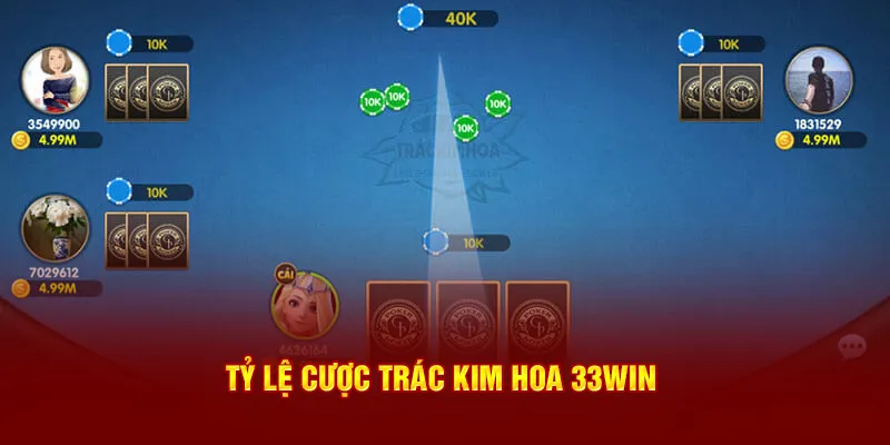 Tỷ lệ cược Trác Kim Hoa 33win